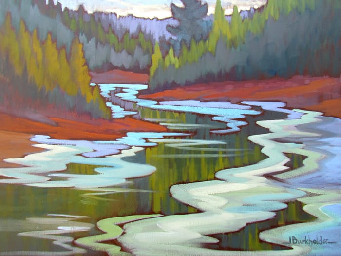 Spring Ice Melt, 18x24